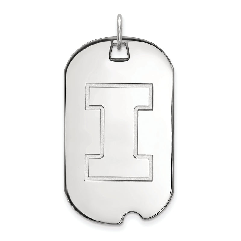 10kw University of Illinois Large Dog Tag