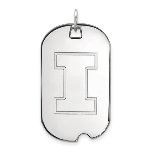 14kw University of Illinois Large Dog Tag