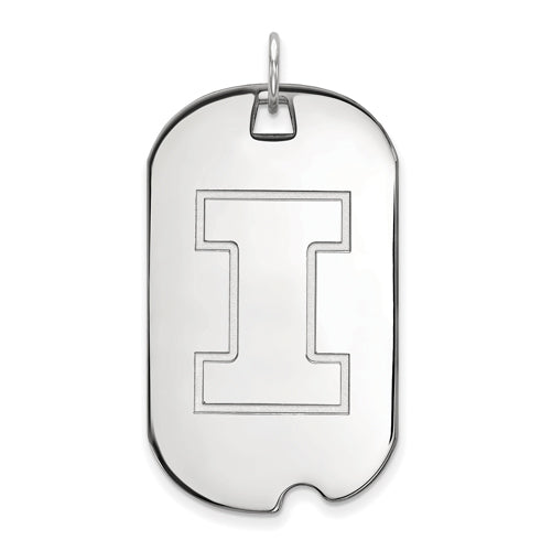 SS University of Illinois Large Dog Tag