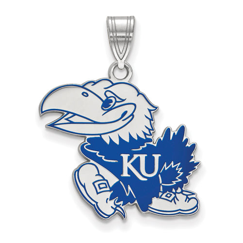 SS University of Kansas Large Enamel Pendant