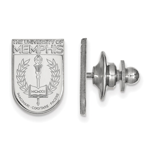 SS University of Memphis Crest Lapel Pin