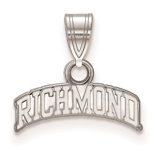 Sterling Silver University of Richmond Small Script Pendant
