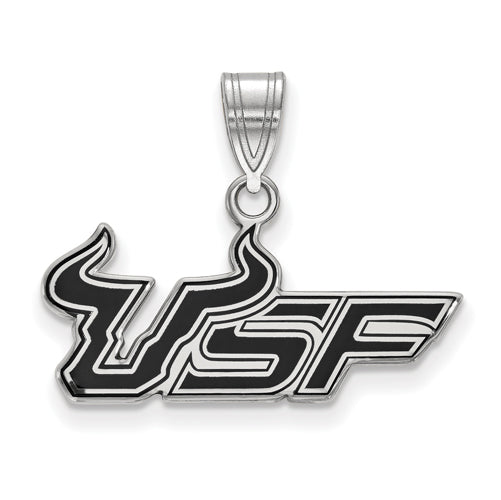 SS University of South Florida Medium Enamel Pendant