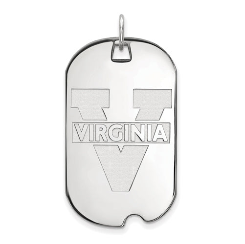 10kw University of Virginia Large Text Logo Dog Tag