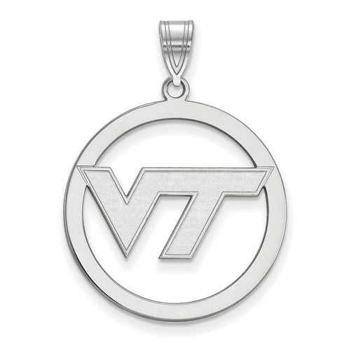 SS Virginia Tech XL VT Logo Pendant in Circle