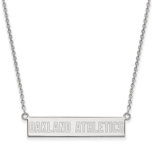 SS  Oakland Athletics Small Bar Necklace