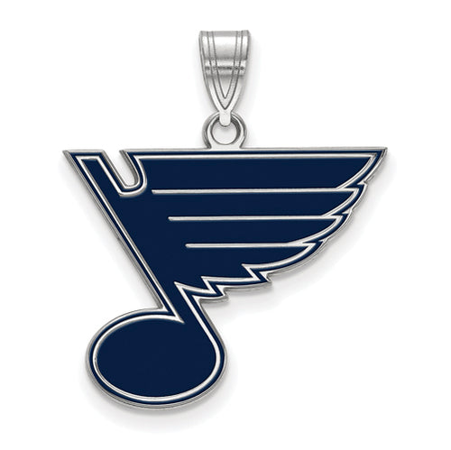 SS NHL St. Louis Blues Large Enamel Pendant