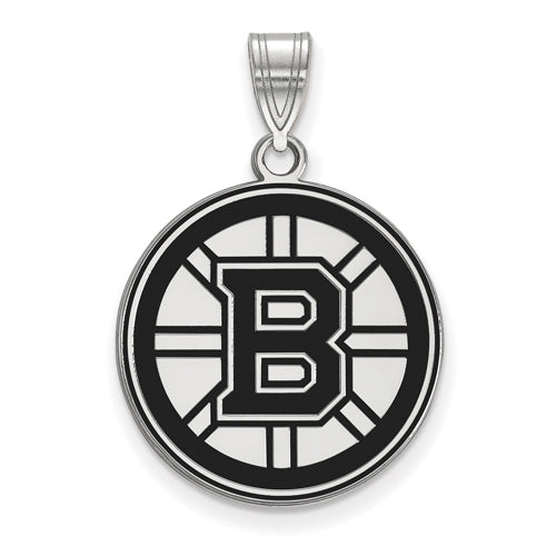 SS NHL Boston Bruins Large Enamel Pendant