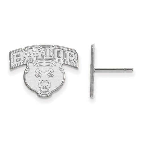 10kw Baylor University Small Head Post Earrings