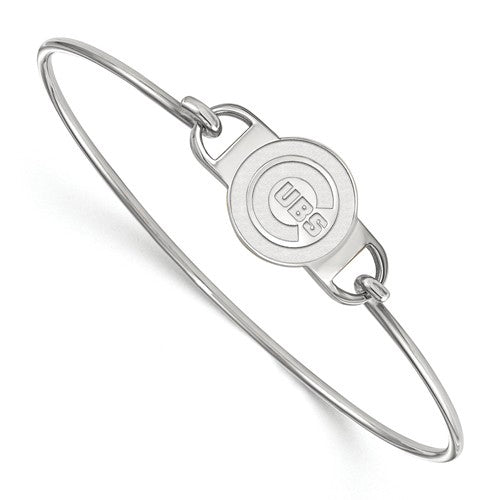 SS MLB  Chicago Cubs Small Ctr Wire Bangle