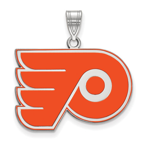 SS NHL Philadelphia Flyers Large Enamel Pendant