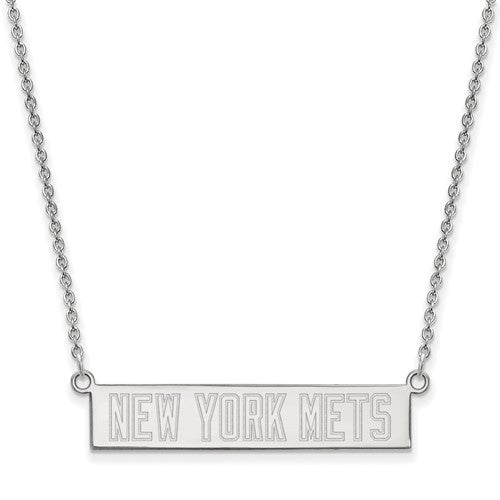 SS  New York Mets Small Bar Necklace