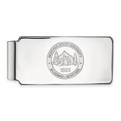 SS Montana State University Money Clip Crest