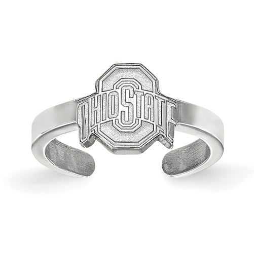 SS Ohio State U Buckeyes Logo Toe Ring
