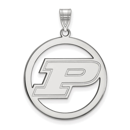 SS Purdue XL Pendant in Circle
