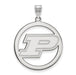 SS Purdue XL Pendant in Circle