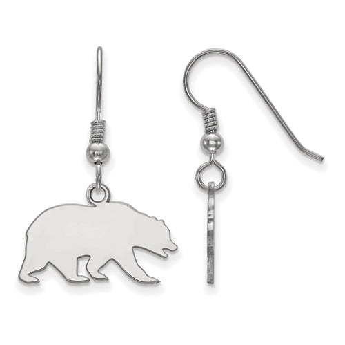 SS Univ of California Berkeley Bear Small Dangle Earrings