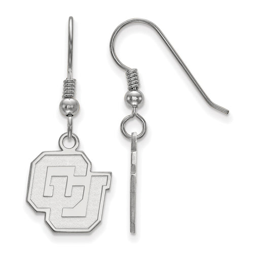 SS University of Colorado C-U Small Dangle Wire Earrings