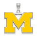 SS University of Michigan Large Enamel Pendant