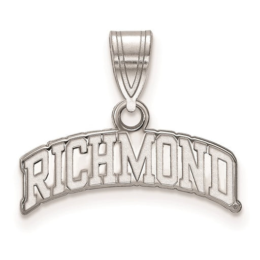 Sterling Silver University of Richmond Medium Script Pendant