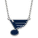 SS NHL St. Louis Blues Lg Enl Pendant w/Necklace