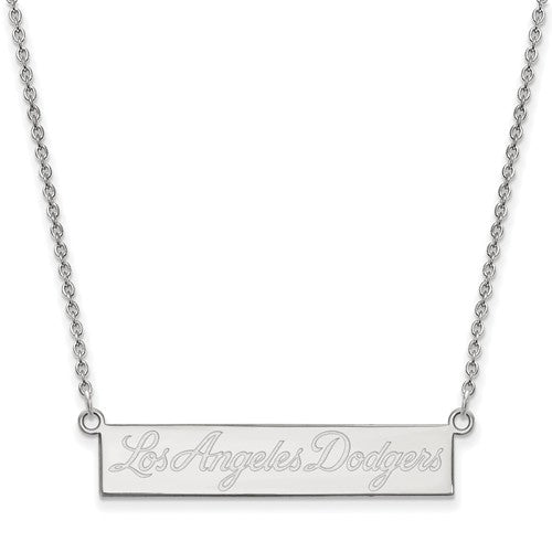 SS  Los Angeles Dodgers Small Bar Necklace