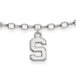 SS Michigan State University Anklet