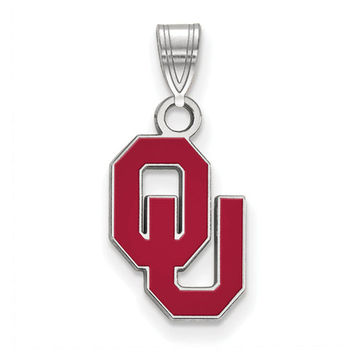 SS University of Oklahoma Small Enamel Pendant