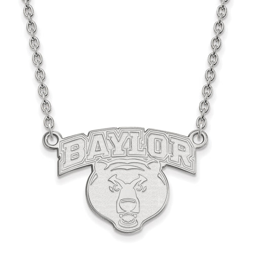 SS Baylor University Large Head Pendant w/Necklace