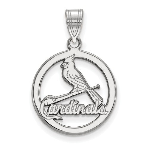 SS MLB  St. Louis Cardinals Medium Pendant in Circle