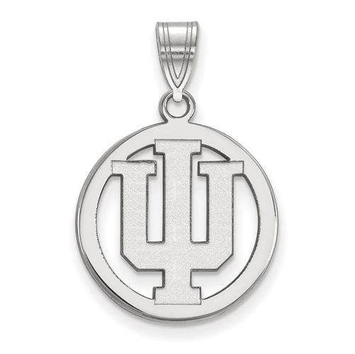 SS Indiana University Med Pendant in Circle