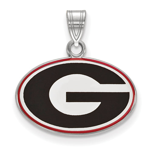 SS University of Georgia Small Enamel Pendant