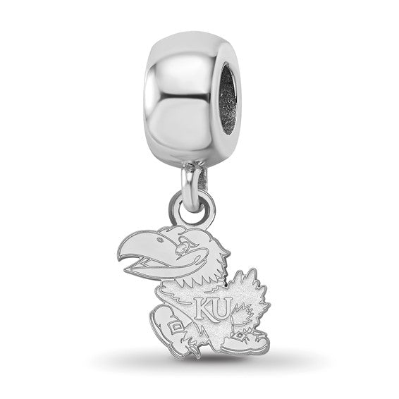 SS University of Kansas Jayhawk XS Dangle Bead Charm