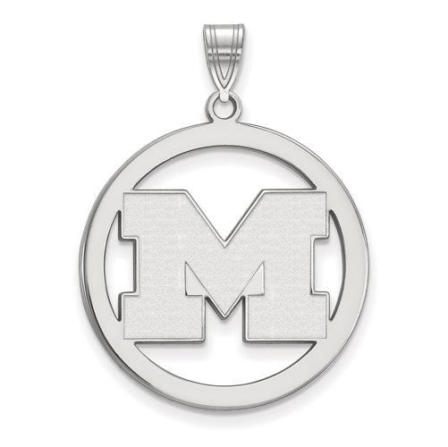 SS University of Michigan XL Pendant in Circle