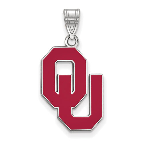 SS University of Oklahoma Large Enamel Pendant