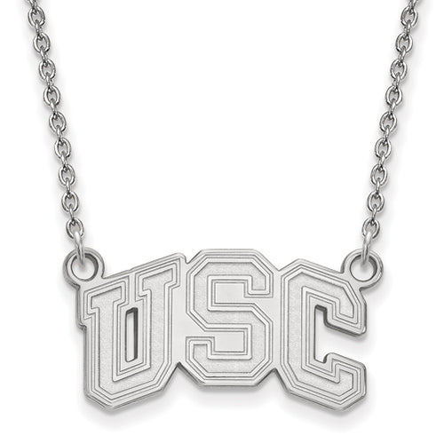 SS Univ of Southern California Small U-S-C Pendant w/ Necklace
