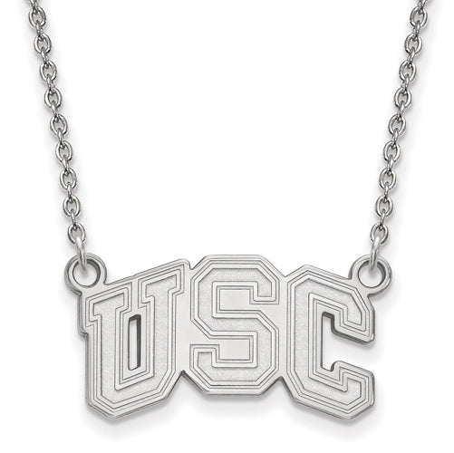 SS Univ of Southern California Small U-S-C Pendant w/ Necklace