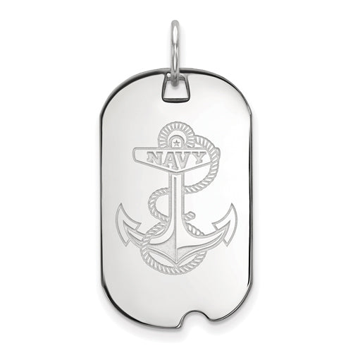 14kw Navy Anchor Small Dog Tag