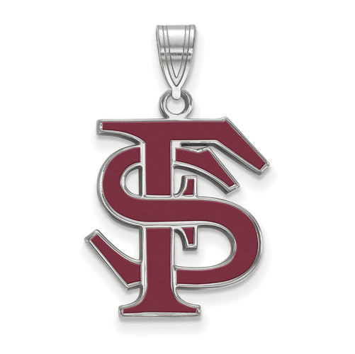 SS Florida State University Large Enamel FS Pendant