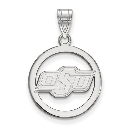SS Oklahoma State University Small Pendant in Circle