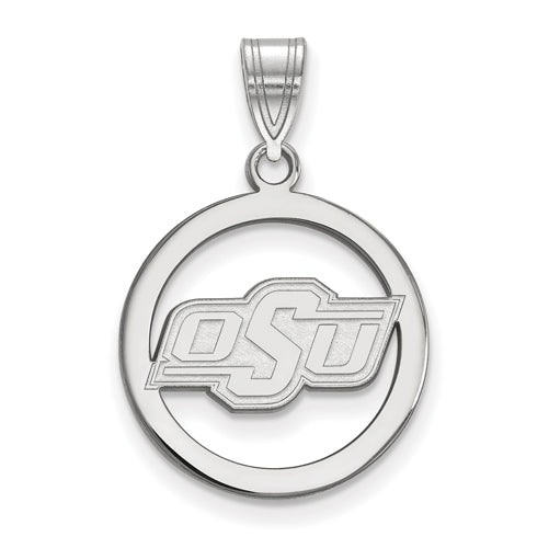 SS Oklahoma State University Small Pendant in Circle