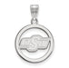 SS Oklahoma State University Small Pendant in Circle