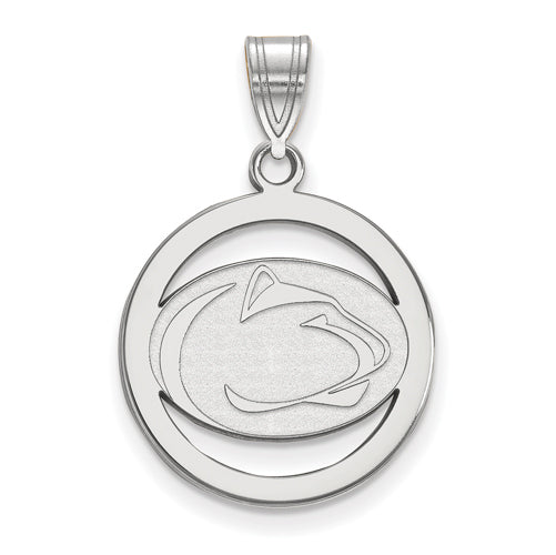 SS Penn State University Med Pendant in Circle