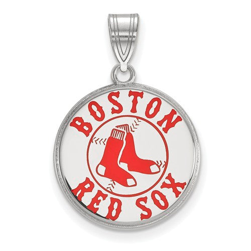SS MLB  Boston Red Sox Large Enamel Pendant