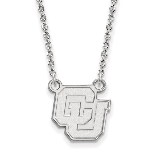 14kw University of Colorado Small Pendant w/Necklace