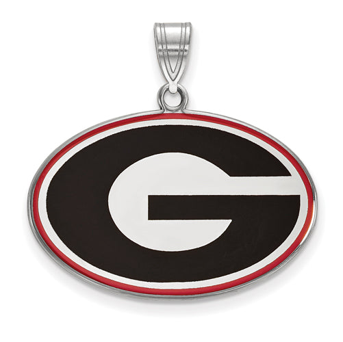 SS University of Georgia Large Enamel Pendant