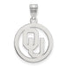 SS University of Oklahoma Med Pendant in Circle