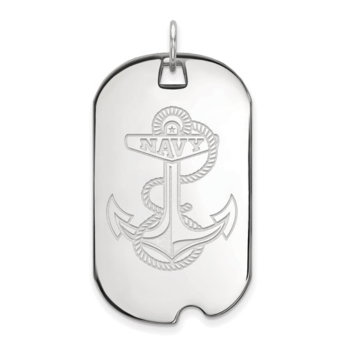SS Navy Anchor Large Dog Tag