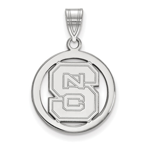 SS North Carolina State University Sm Pendant in Circle