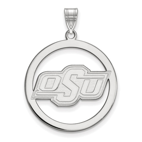 SS Oklahoma State University Large Pendant in Circle